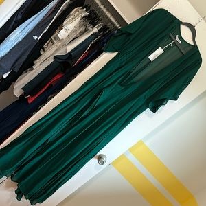 Reformation Winslow dress in Emerald. Size 1X. New with tags.
